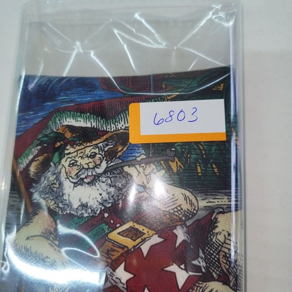 Americana by MBP Tie Mens Americana Series Surfside Santa Circa 1902 Silk - Picture 9 of 9